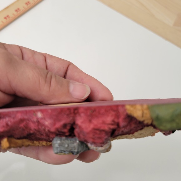 Set 2 Vintage 80s June McKenna Santa Claus Figurine Christmas Tree ShelfSitter - Picture 7 of 14